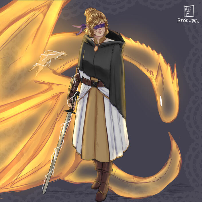 Claire - A wizard and her familiar