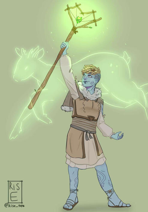 Angin - Air Genasi Druid
